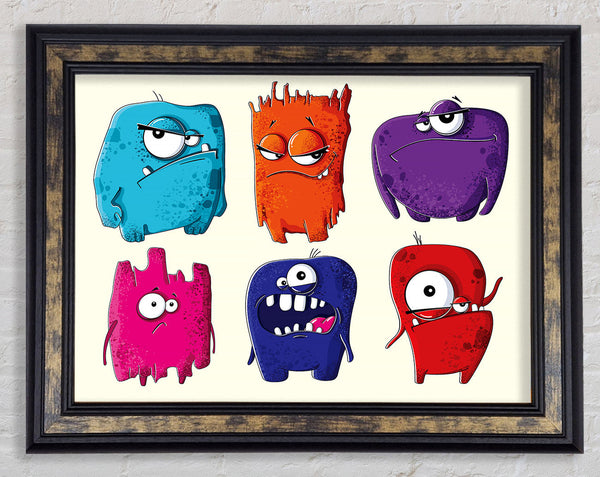 Monster Fun 2 Framed Print
