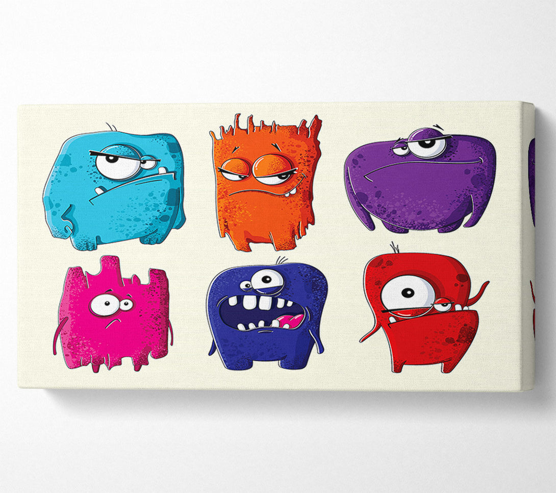  A Canvas Print of Monster Fun 2 Canvas Print