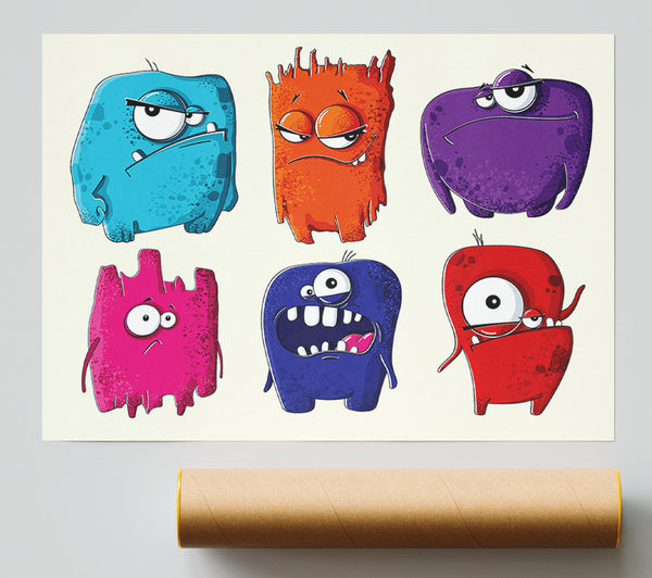 Monster Fun 2 Giclee Print