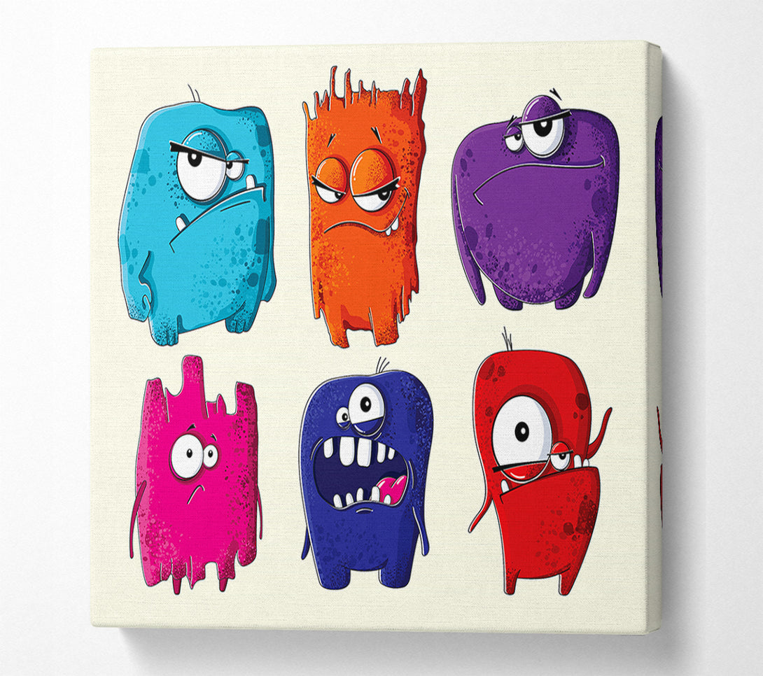 A Canvas Print of Monster Fun 2 Canvas Print