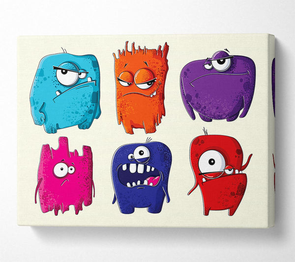  A Canvas Print of Monster Fun 2 Canvas Print