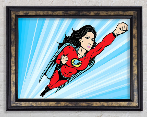 Superwoman Framed Print