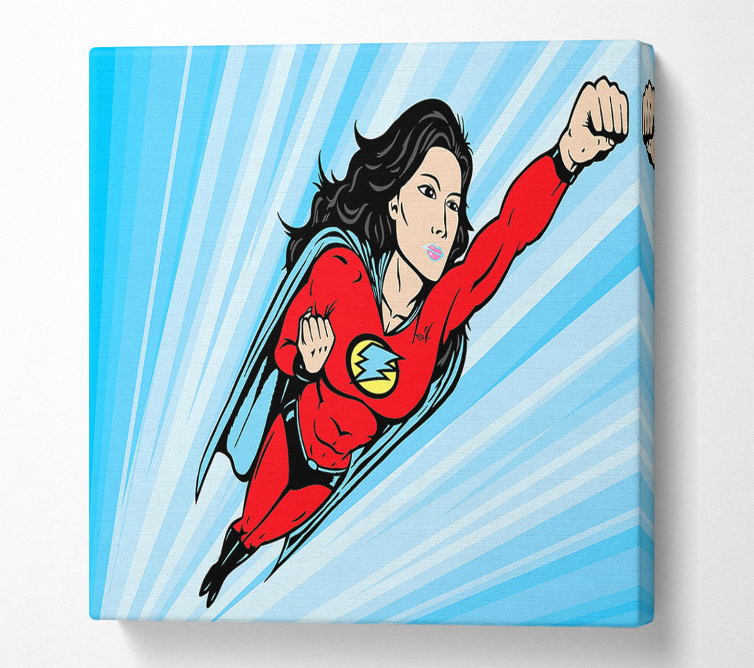  A Canvas Print of Superwoman Canvas Print