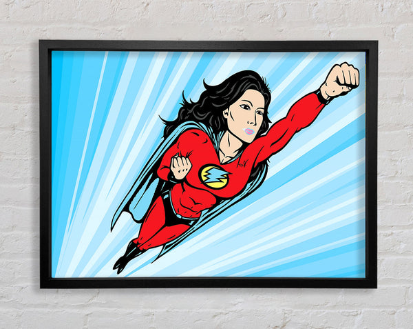 Superwoman Framed Print