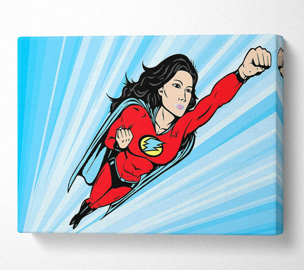  A Canvas Print of Superwoman Canvas Print