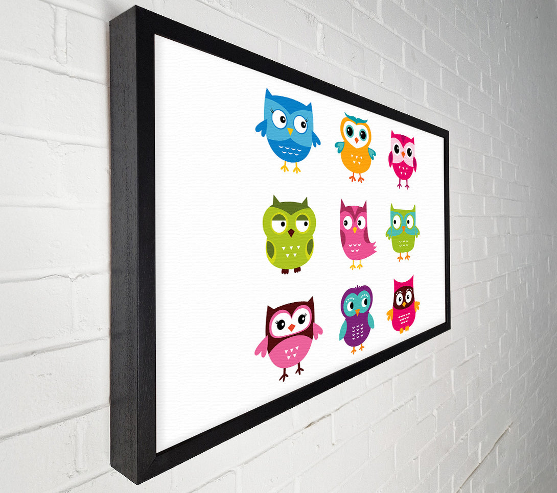  A Canvas Print of Owl Friends Canvas Art