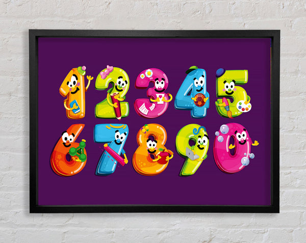 Happy Counting Framed Print