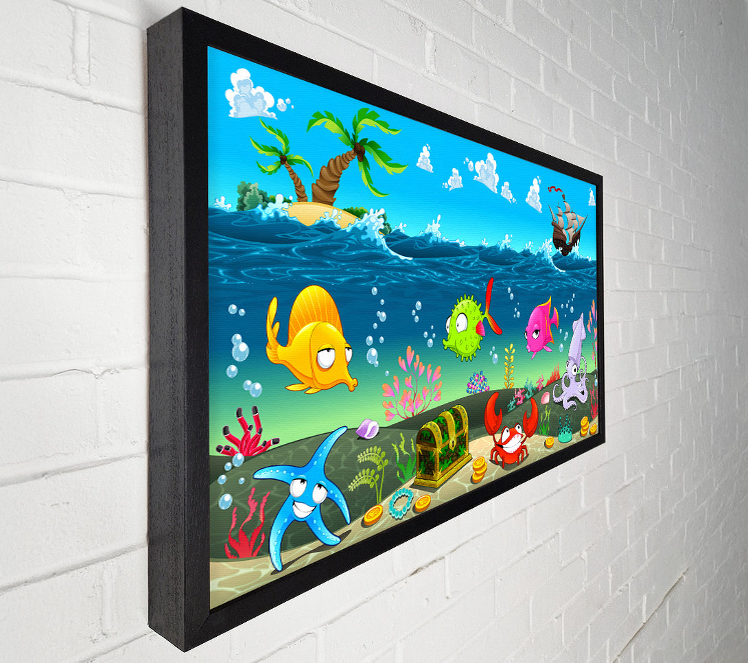  A Canvas Print of Under The Sea 1 Canvas Art