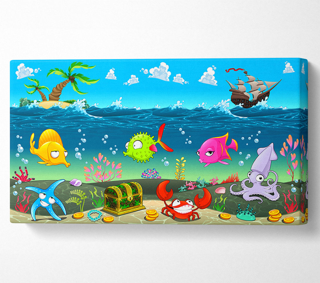  A Canvas Print of Under The Sea 1 Canvas Art