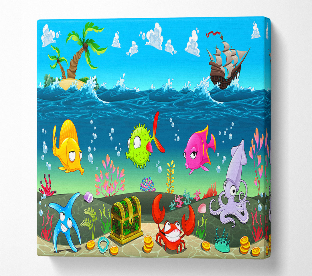  A Canvas Print of Under The Sea 1 Canvas Art
