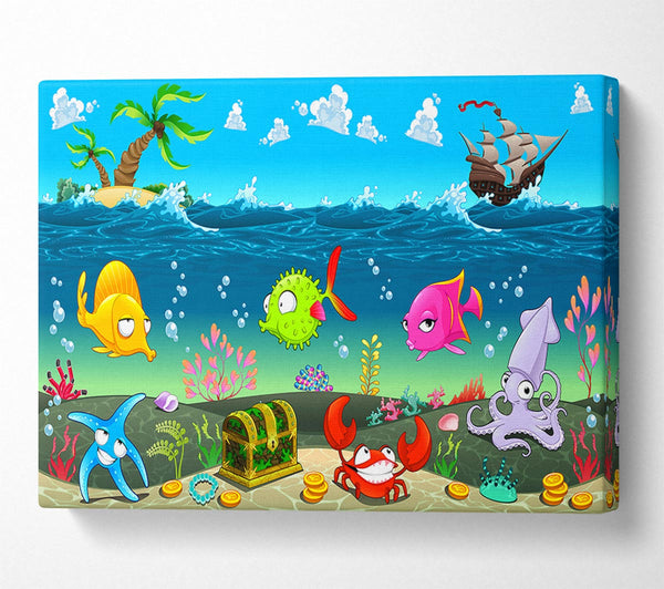  A Canvas Print of Under The Sea 1 Canvas Art