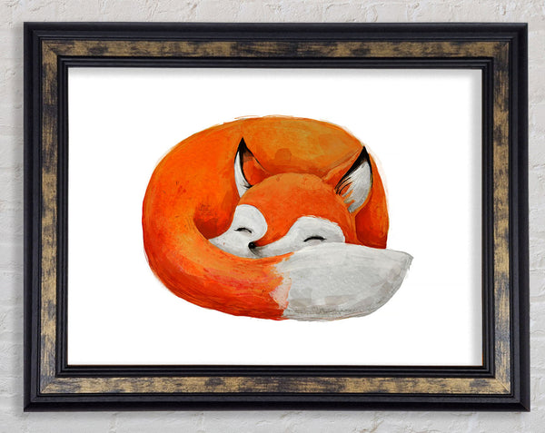 Sleeping Fox 1 Framed Print