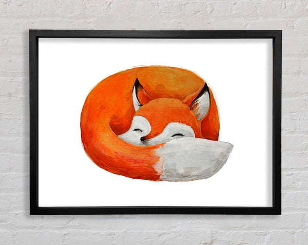 Sleeping Fox 1 Framed Print