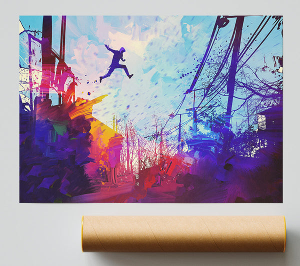 Base Jumper Giclee Print