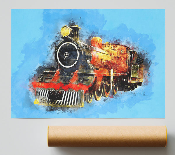 Train Blues Giclee Print