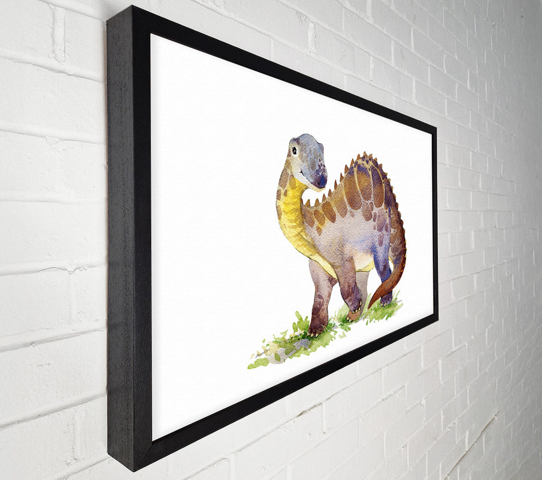  A Canvas Print of Smiling Dino Canvas Wall Art