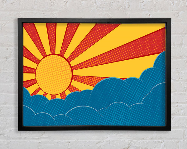 Sunblaze Framed Print