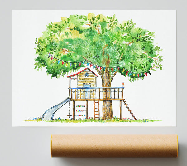 Perfect Tree House Print