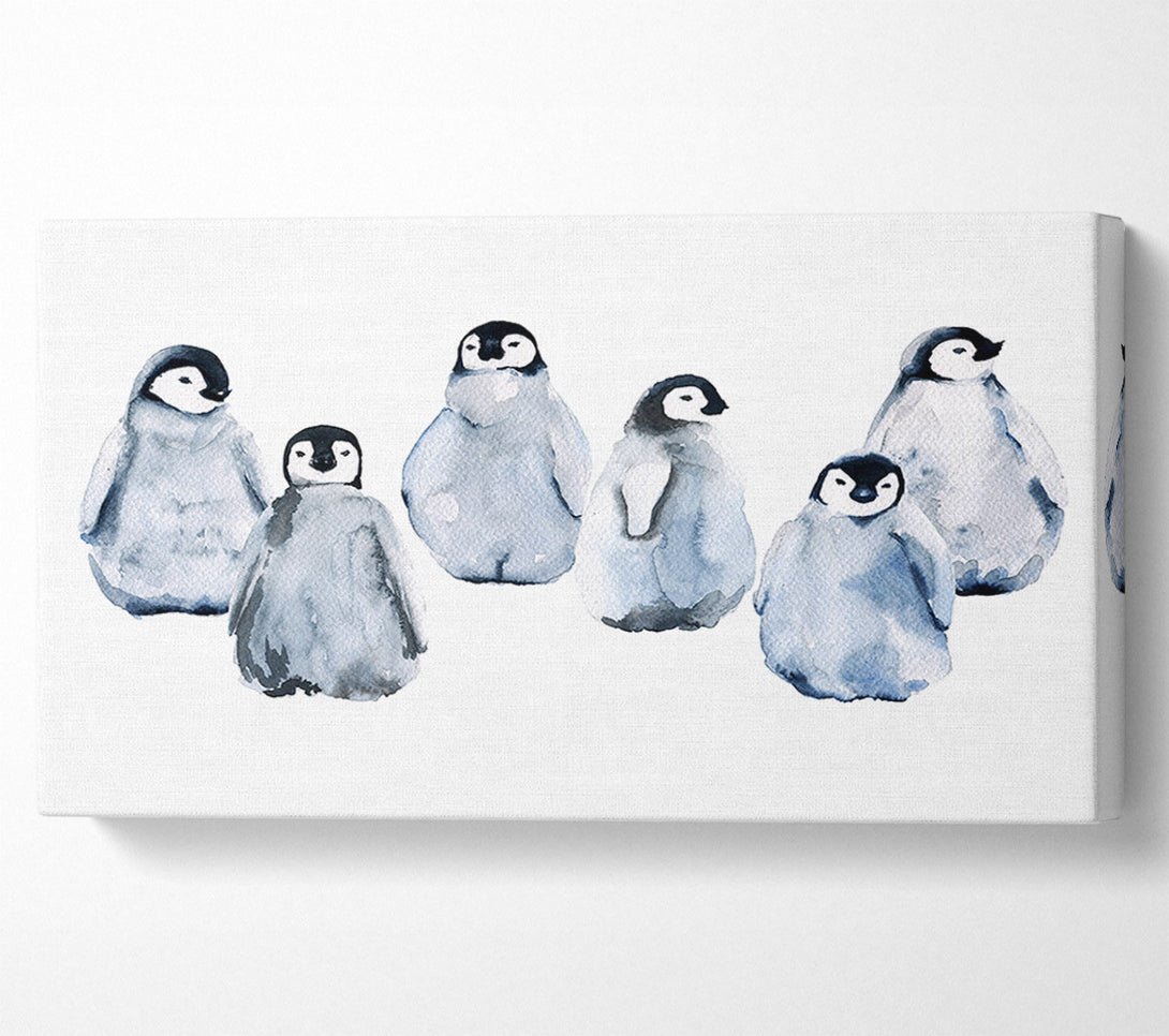  A Canvas Print of Penguin Family Canvas Wall Art
