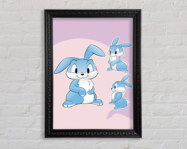 Bunny Hop Framed Print