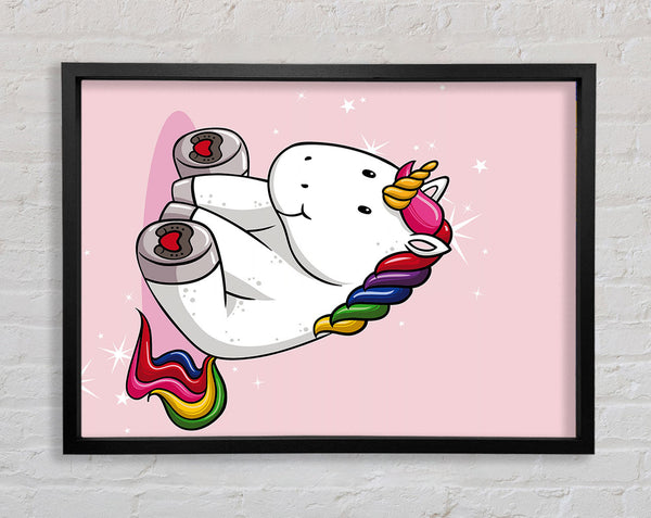Unicorn Love Framed Print