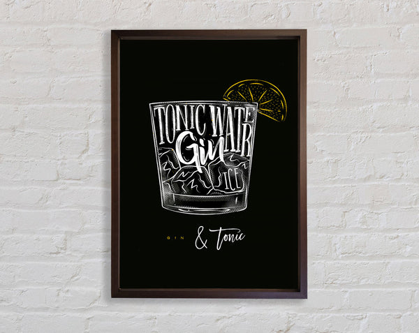 Gin And Tonic Over Ice 1 Framed Print