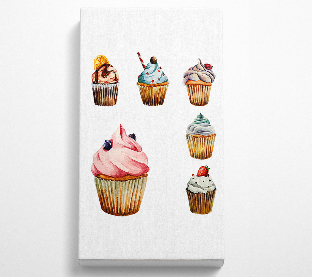  A Canvas Print of Cupcake 1 Canvas Art