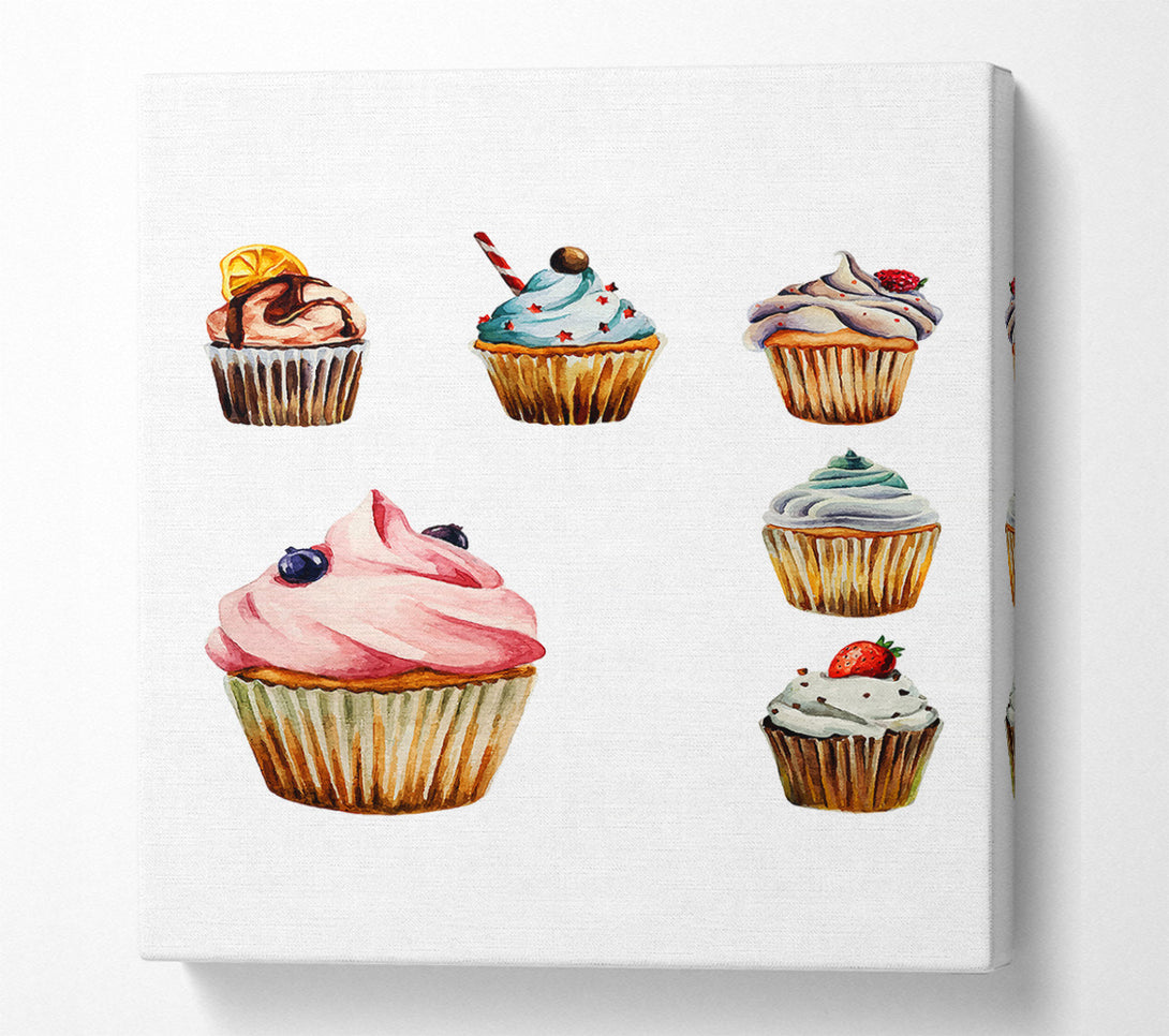  A Canvas Print of Cupcake 1 Canvas Art