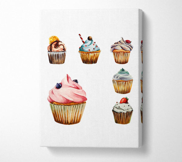  A Canvas Print of Cupcake 1 Canvas Art