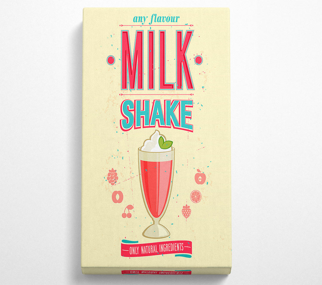  A Canvas Print of Milk Shake Canvas Wall Art