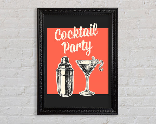 Cocktail Party 1 Framed Print