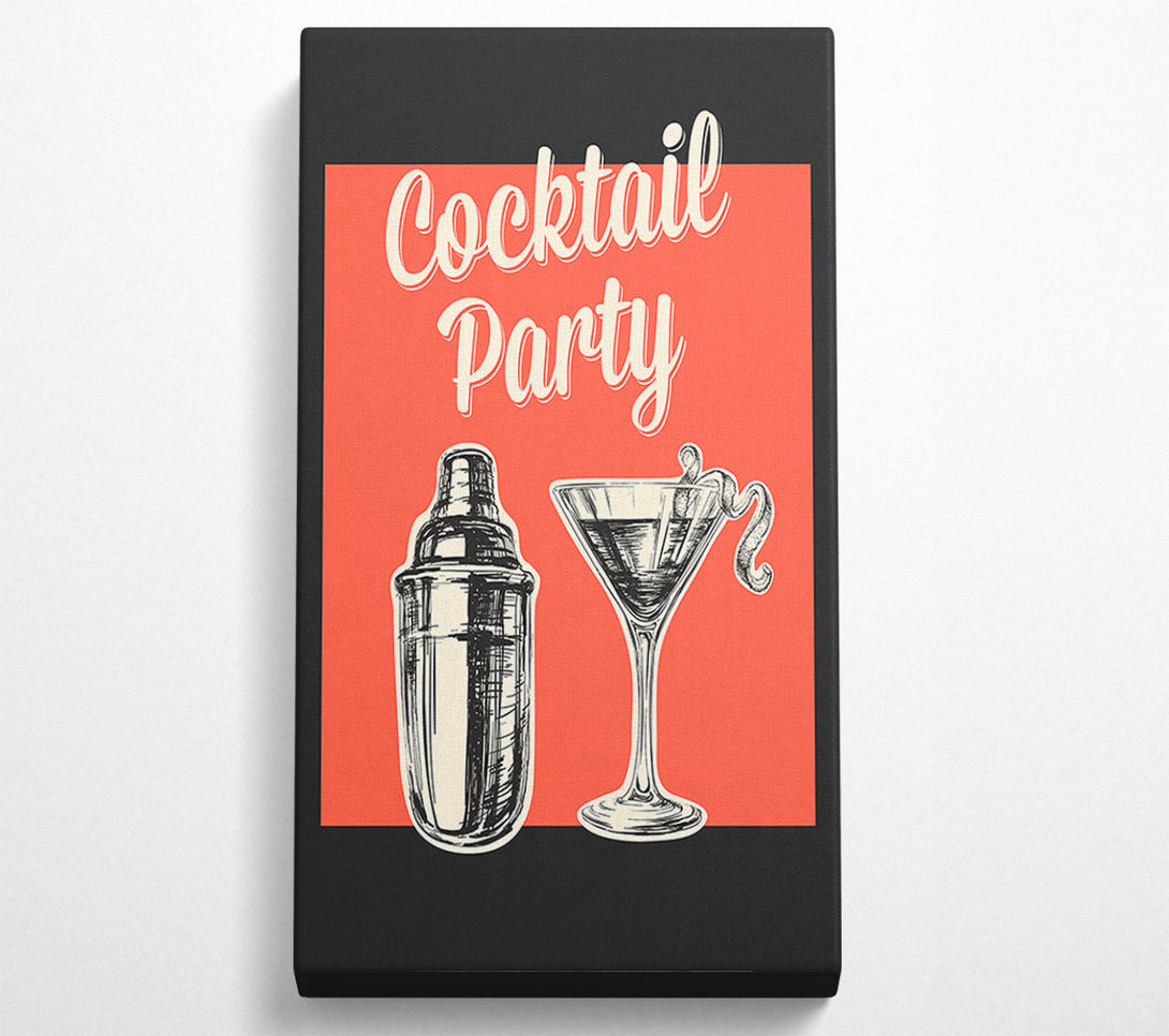  A Canvas Print of Cocktail Party 1 Canvas Print