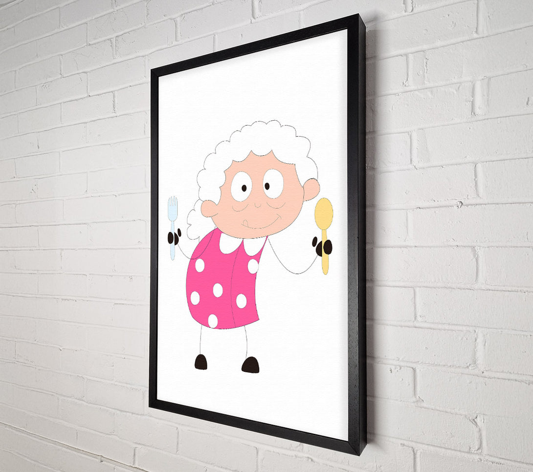  A Canvas Print of Grannies Kitchen Canvas Wall Art