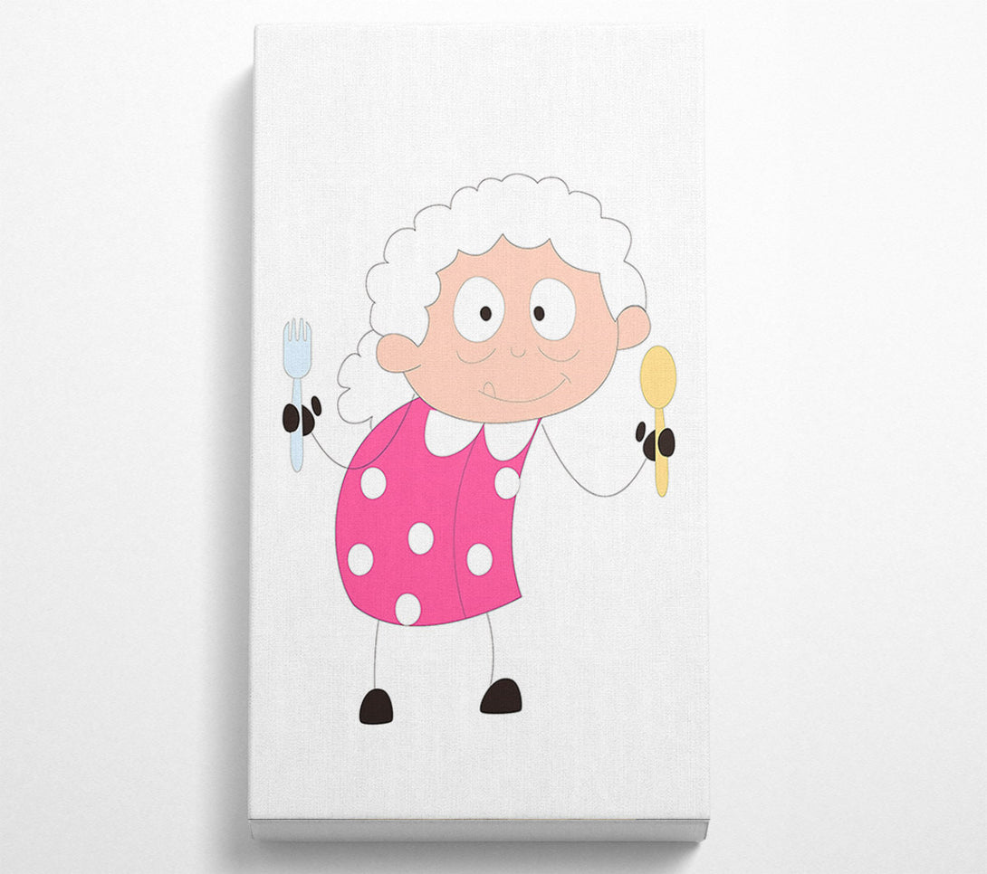  A Canvas Print of Grannies Kitchen Canvas Wall Art