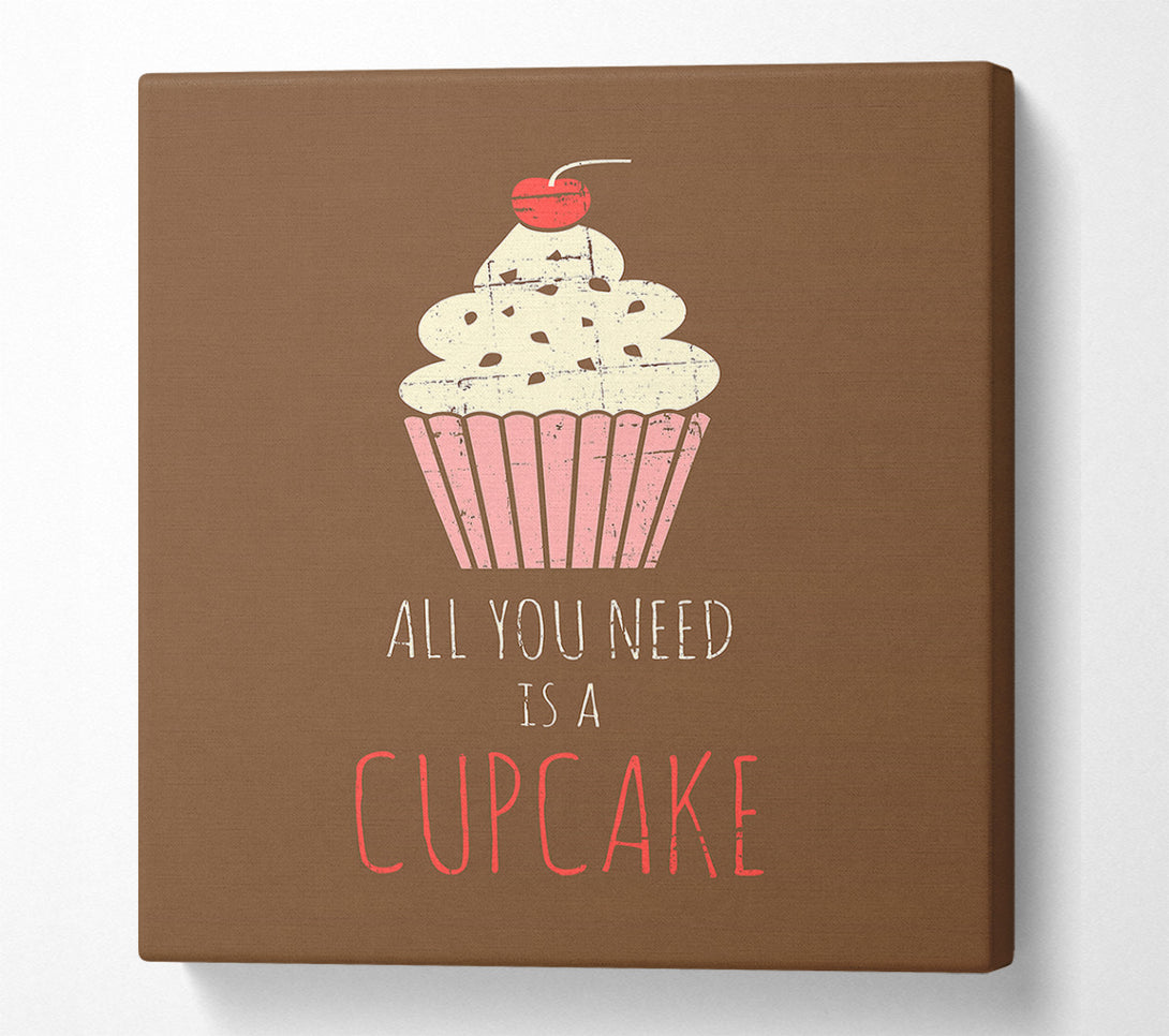  A Canvas Print of Cupcake 3 Canvas Art