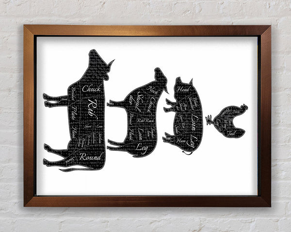 Butchers Selection 2 Framed Print