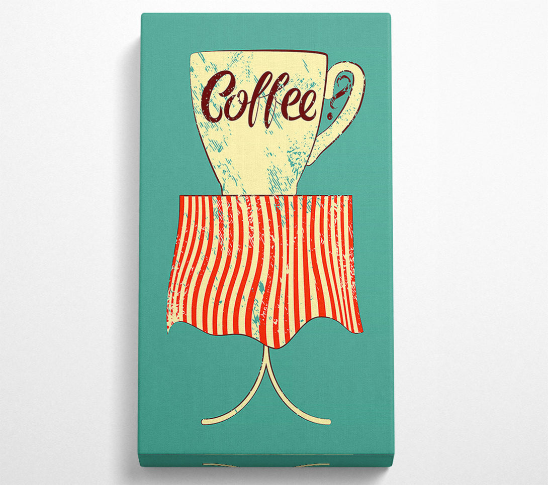  A Canvas Print of Coffee Table Canvas Print