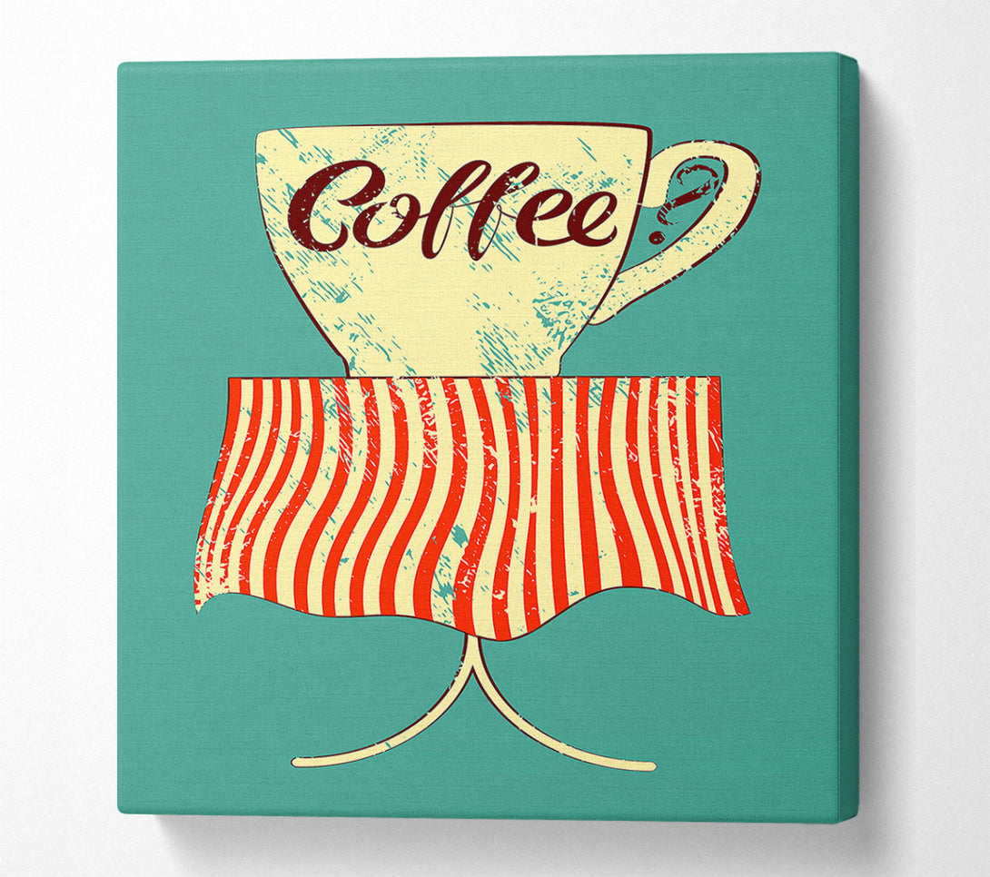 A Canvas Print of Coffee Table Canvas Print