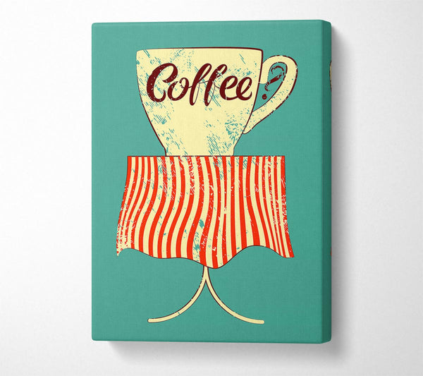 A Canvas Print of Coffee Table Canvas Print