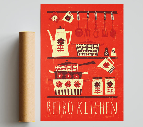 Retro Kitchen 1 Giclee Print