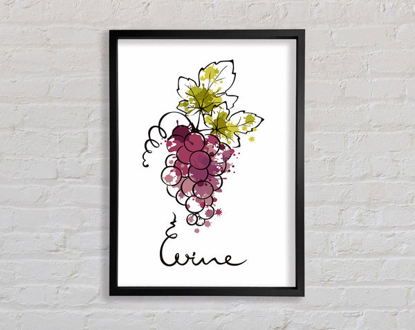 Red Wine From the Grape Framed Print