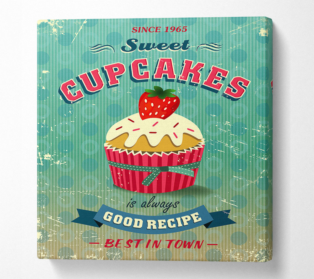  A Canvas Print of Cupcake 7 Canvas Print