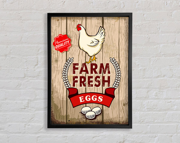 Farm Fresh Eggs Framed Print