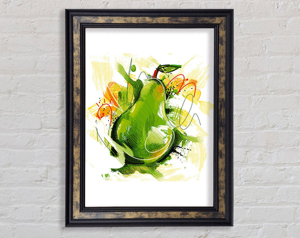 Pear Time Framed Print