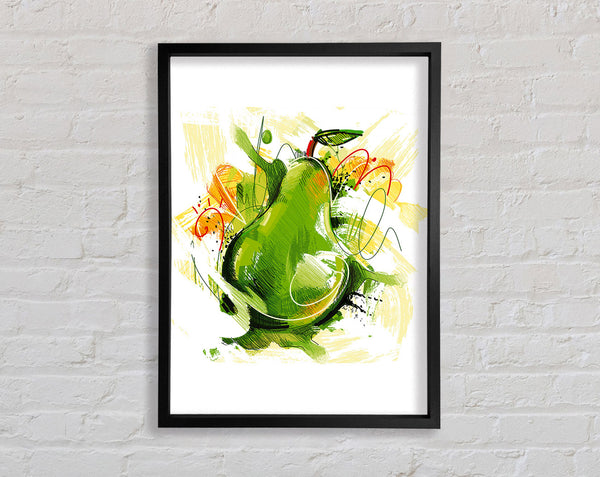 Pear Time Framed Print