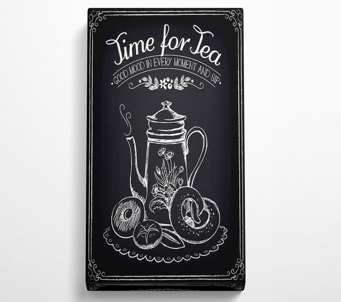  A Canvas Print of Time For Tea 1 Canvas Wall Art