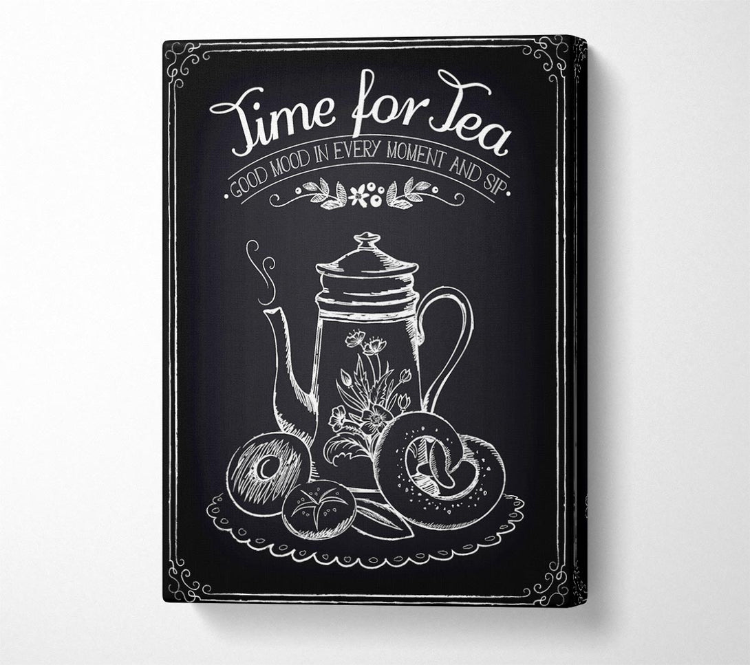  A Canvas Print of Time For Tea 1 Canvas Wall Art
