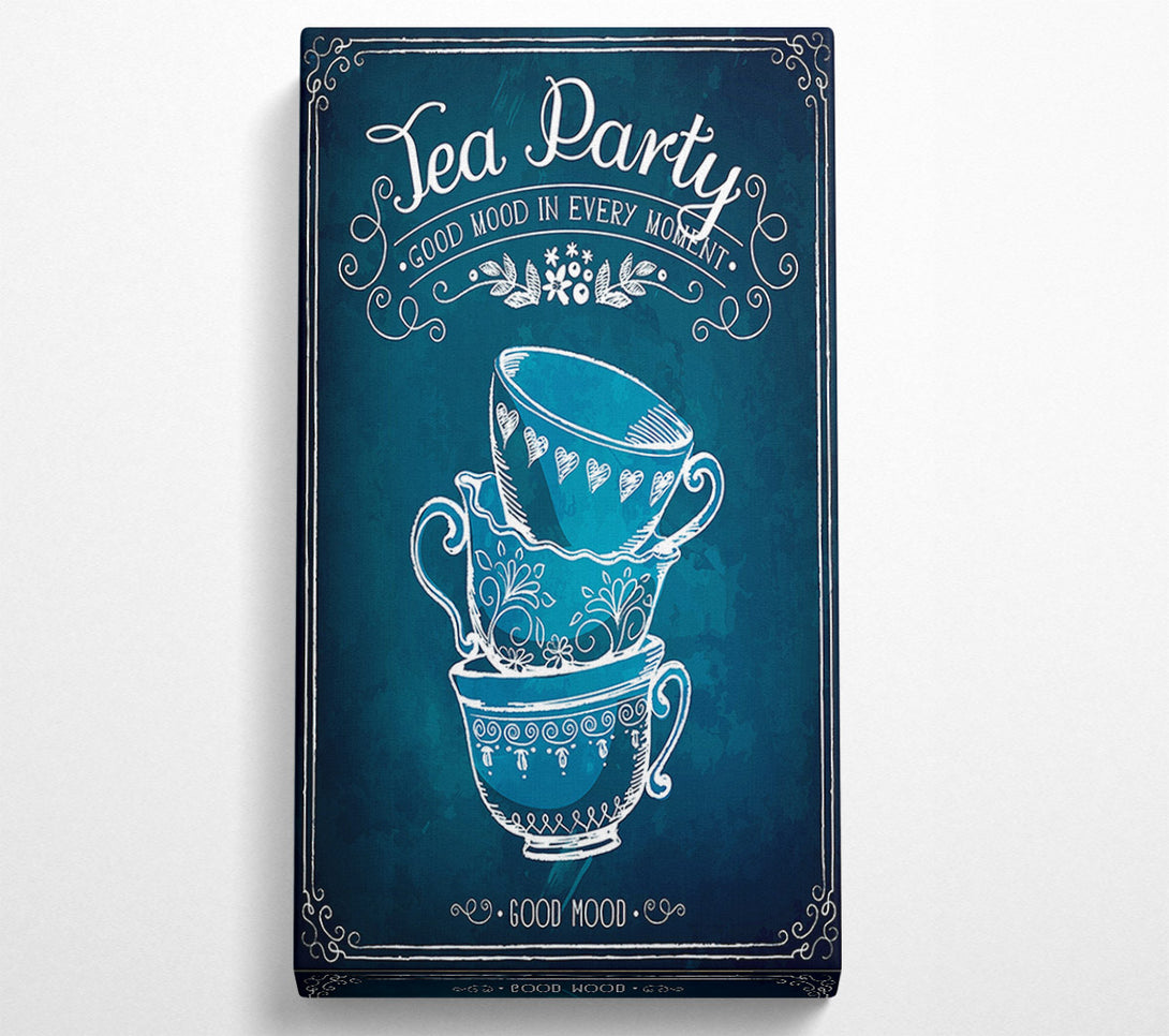  A Canvas Print of Tea Party 1 Canvas Wall Art