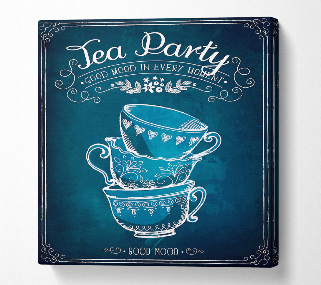  A Canvas Print of Tea Party 1 Canvas Wall Art