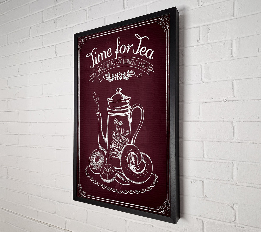 A Canvas Print of Time For Tea 3 Canvas Print